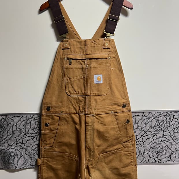 칼하트 더블니 오버롤