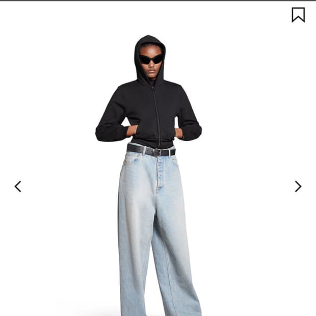 [XS] 발렌시아가 가드로브 배기 팬츠