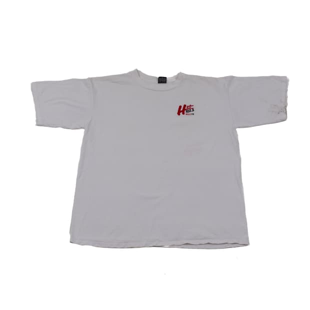 90s 일리노이 WXLC FM 자수 T-Shirt 