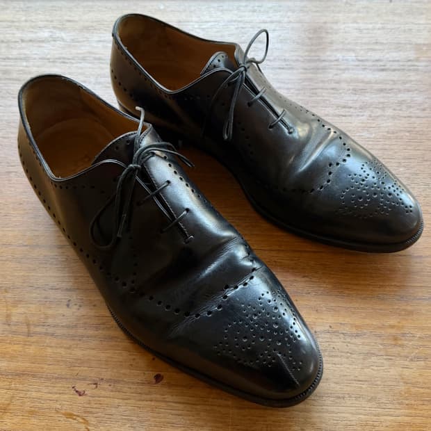 Berluti 벨루티 윙팁 구두 8 1/2 (265-70)