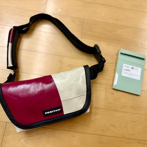 [프라이탁] 제이미 (버건디/크림)