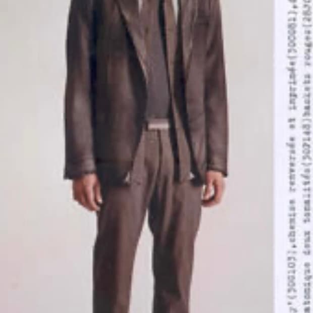 마틴 마르지엘라 퇴색 가공 빈티지 그라데이션 블레지어 자켓