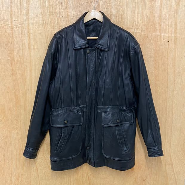 VTG leather coat 빈티지 레더 코트
