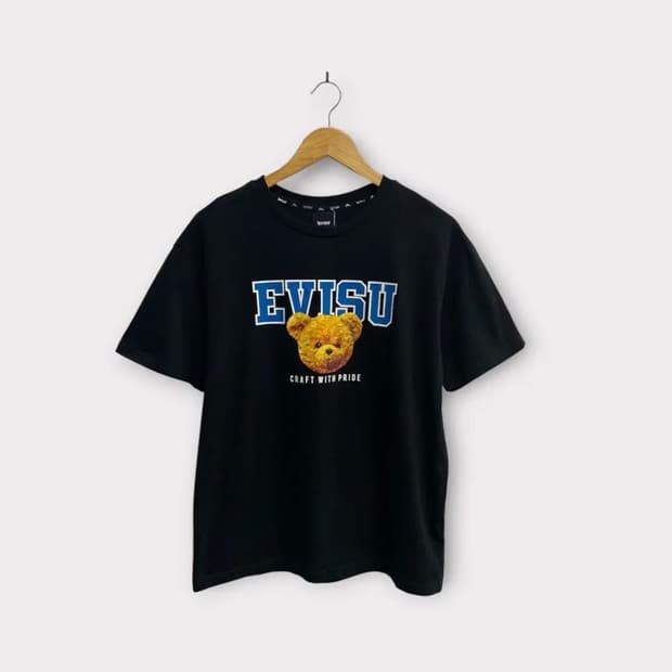 EVISU 에비수 곰돌이 반팔티 100 L