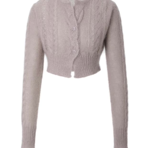 쓰리타임즈 단델리온 미니 가디건