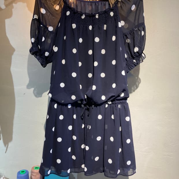 폴카 도트 원피스