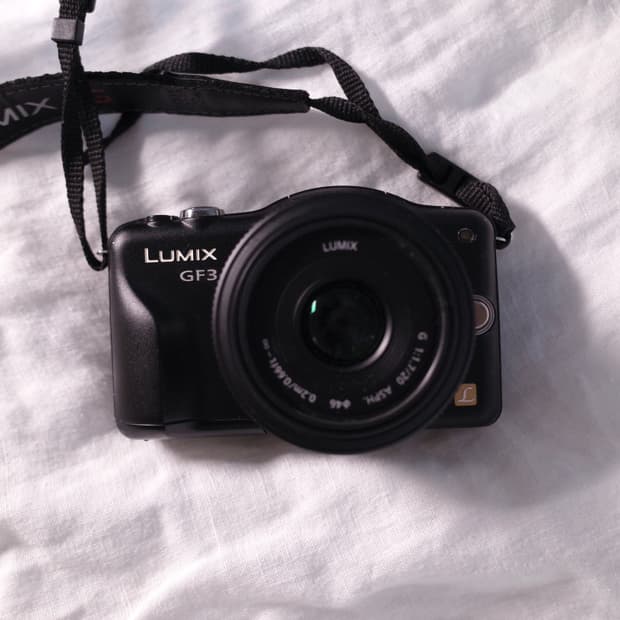 파나소닉 루믹스 gf3 , 20mm 렌즈