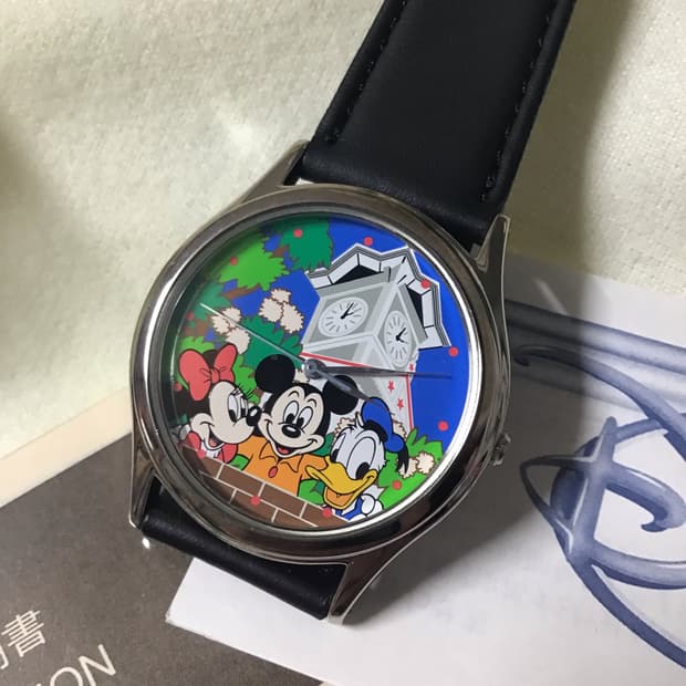 (빈티지) 일본삿포로디즈니 스토어 한정 손목시계