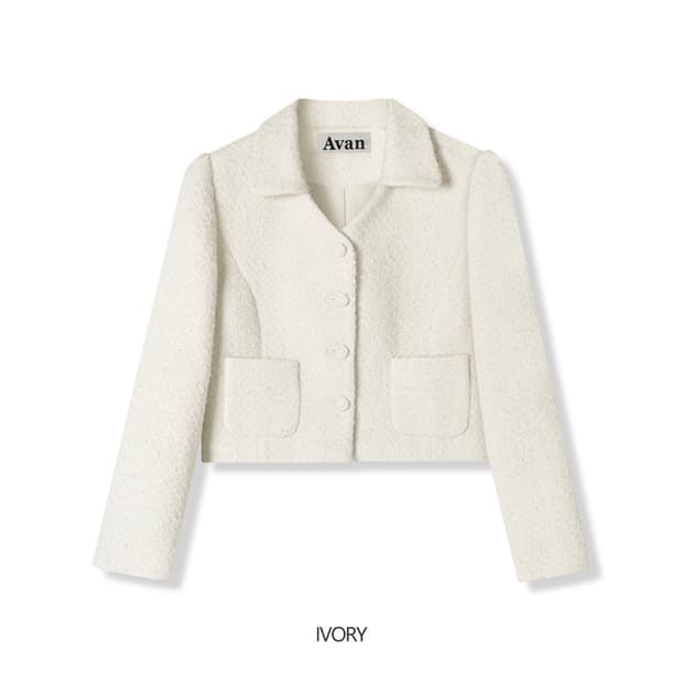 [새상품] 어반드레스 트위드 자켓 아이보리