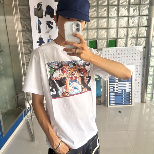 one piece print tee