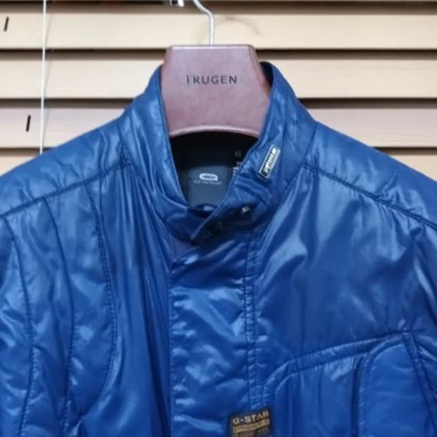 Gstar 블루경량패딩점퍼 M사이즈