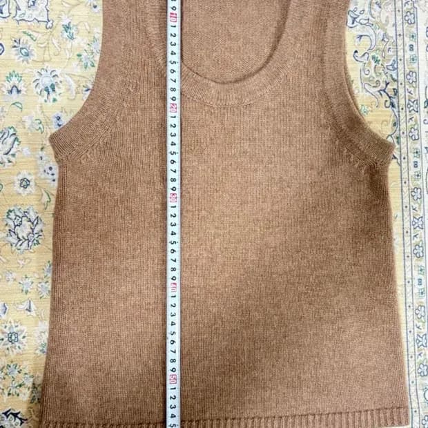 자라 울 니트 조끼