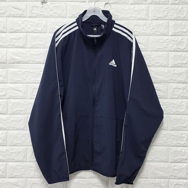 택포// 아디다스 네이비 삼선 트랙 자켓 져지 L
