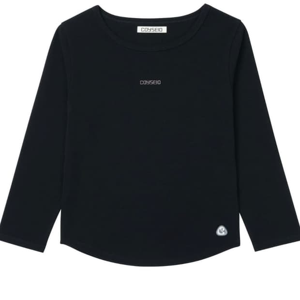 코이세이오 미니 로고 카프리 티셔츠 블랙