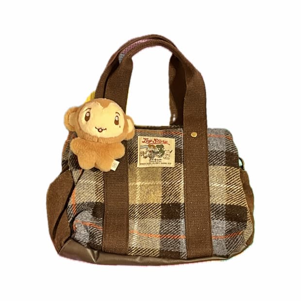 해리스 트위드 핸드백 👜