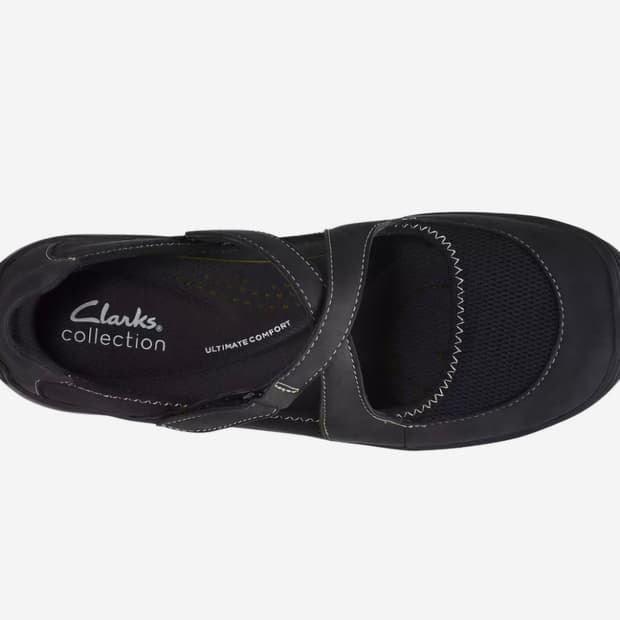 (새상품) 클락스 피아나 오브리 레더 메리 제인 슈즈 블랙