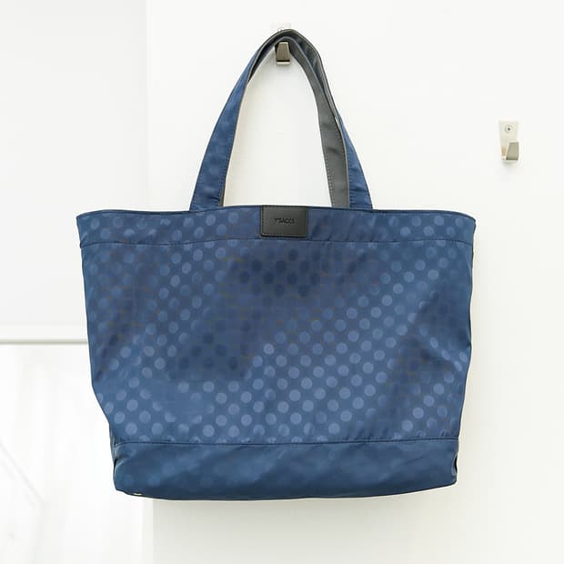 Y'SAACS Dot Pattern Tote Bag