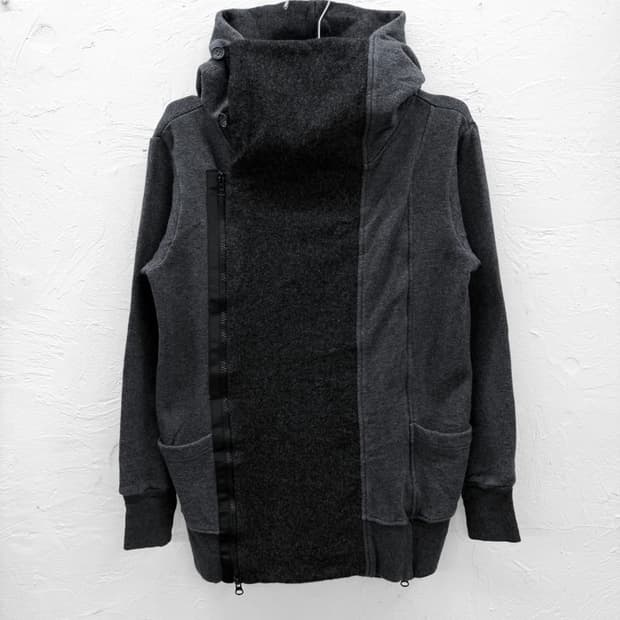 gomme 하이넥 후드집업 자켓