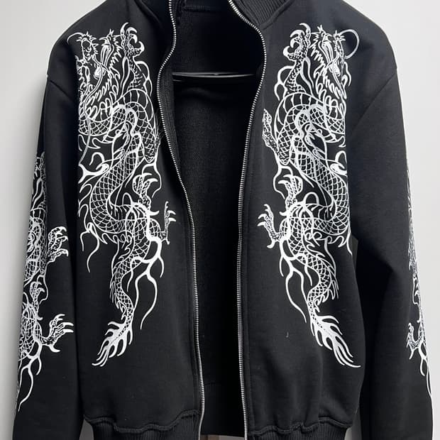 Dragon Track Jaket - Black