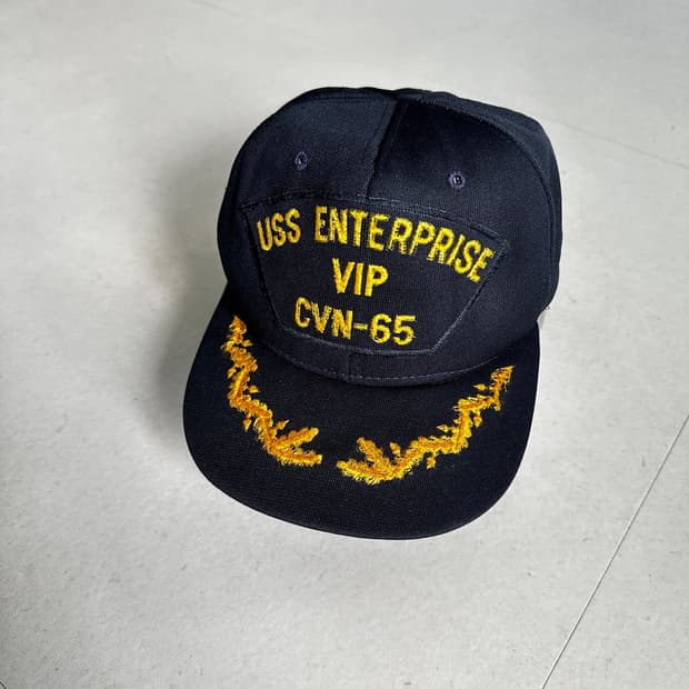 80s MADE IN USA 미해군 엔터프라이즈 CVN-65 VIP 스냅
