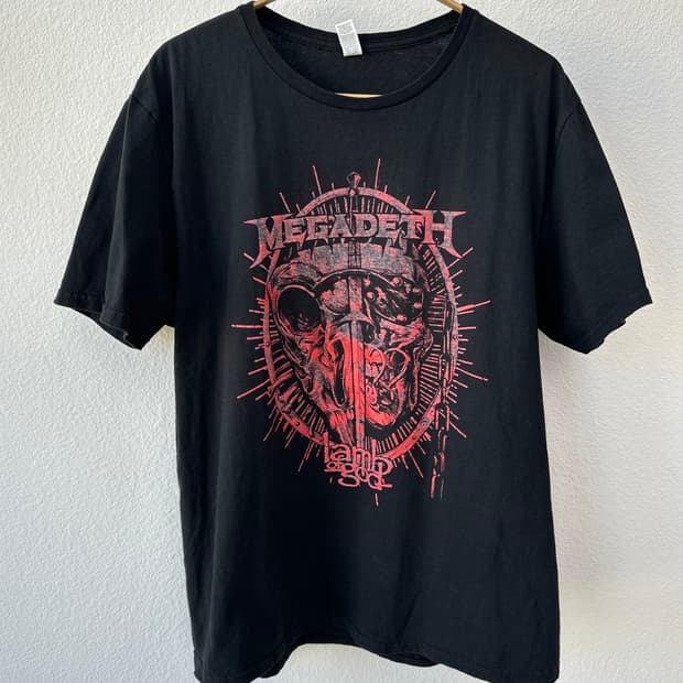 [L] 메가데스 x 램오브갓 2021 투어 반팔 티셔츠 (Megadeth