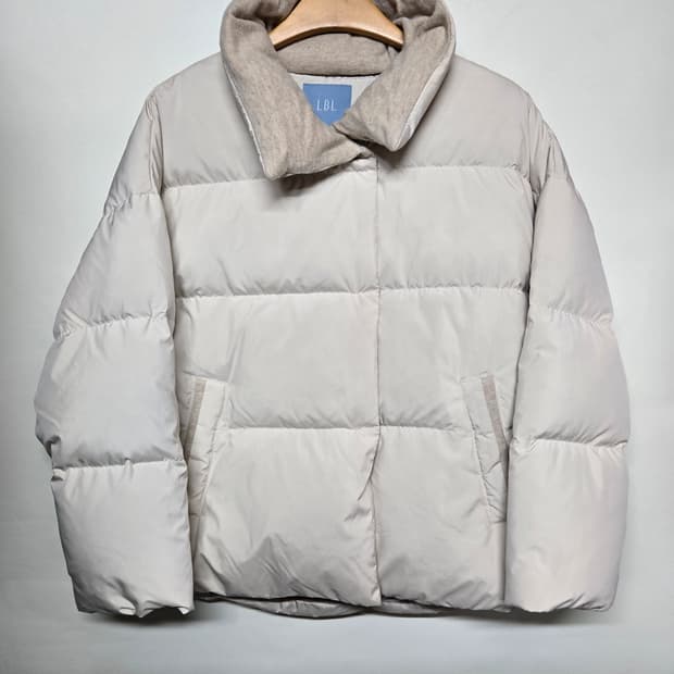 LBL 아이보리 헝가리 구스 숏패딩 66