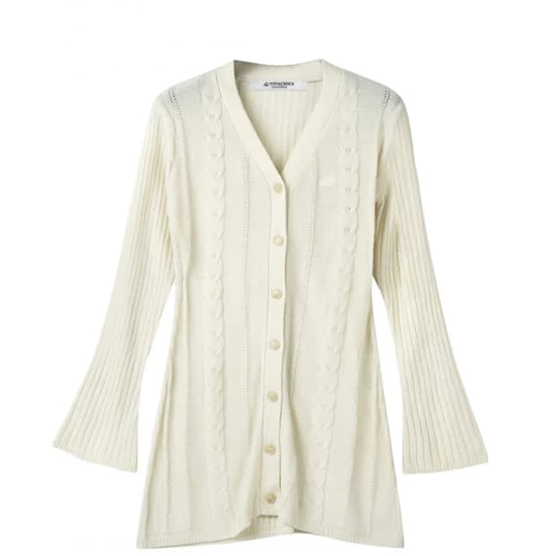 어반드레스 펀칭 니트 드레스