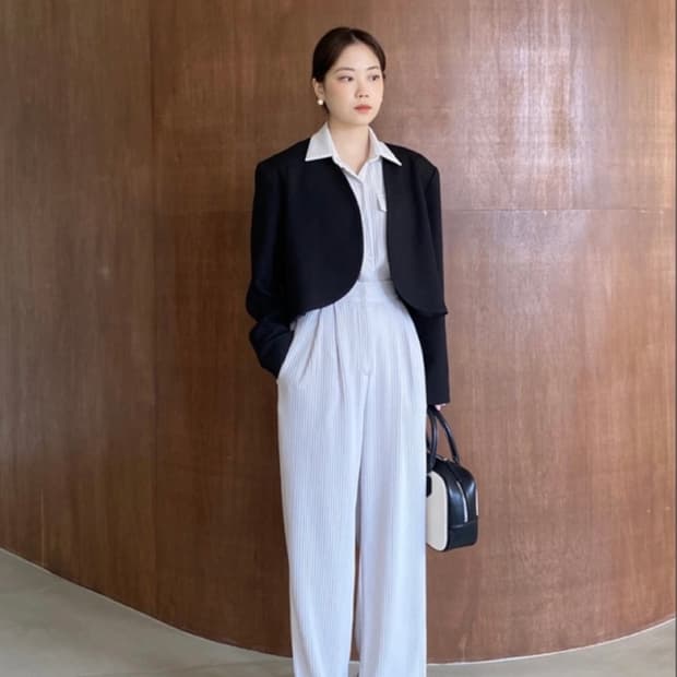 인더모드 inthemode 볼레로 자켓