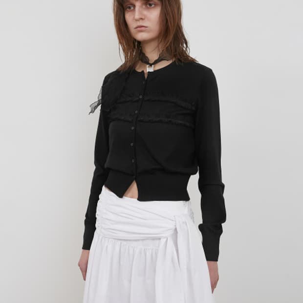 로우타이드 셔링 가디건