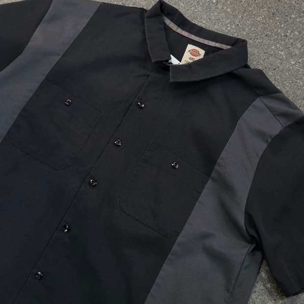 Dickies 디키즈 블랙 그레이 반팔셔츠