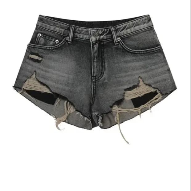 M) 보헴서 디스트로이드 그레이 데님