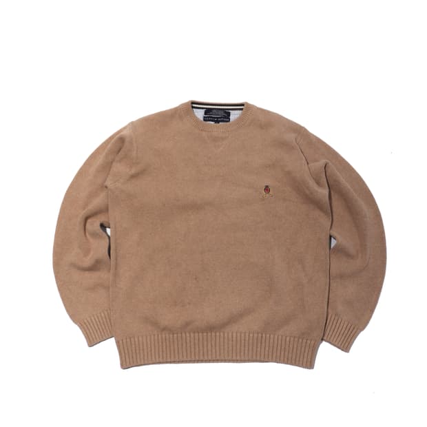 TOMMY HILFIGER 90s 아카이브 로고 니트 size M