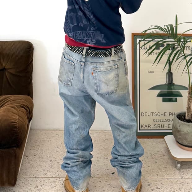 90's MADE IN USA 🇺🇸 리바이스 505 오렌지탭