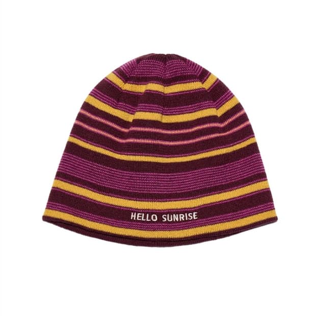 헬로선라이즈 멀티 스트라이프 비니 hello sunrise beanie