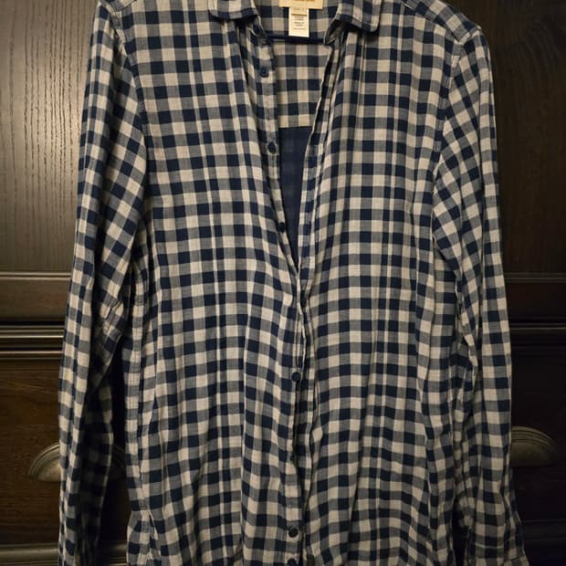 디젤 diesel 체크 네이비셔츠 s사이즈입니다.