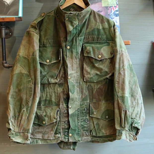 50s Belgian Army Camo Paratrooper Jarket