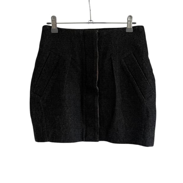 발렌시아가 트위드 미니 스커트