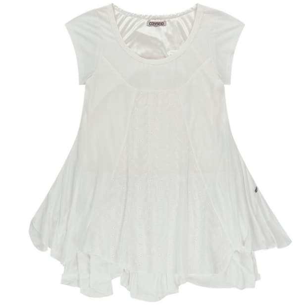 코이세이오 플라워 원피스 화이트