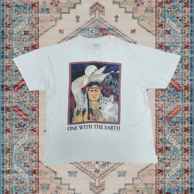 90s Vintage Anvil 반팔 티셔츠 XL