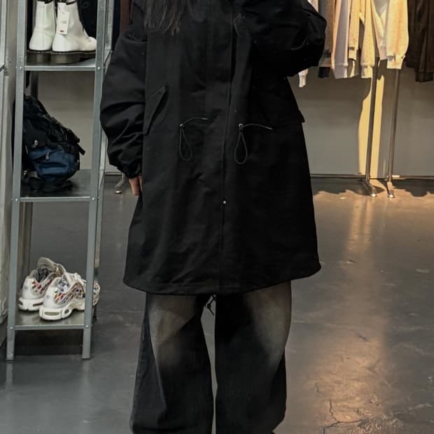 3M 블랙 피쉬테일 야상 파카 A2217