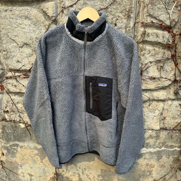 파타고니아 11년도 생산 레트로 x 딥파일 플리스 후리스 그레이 m