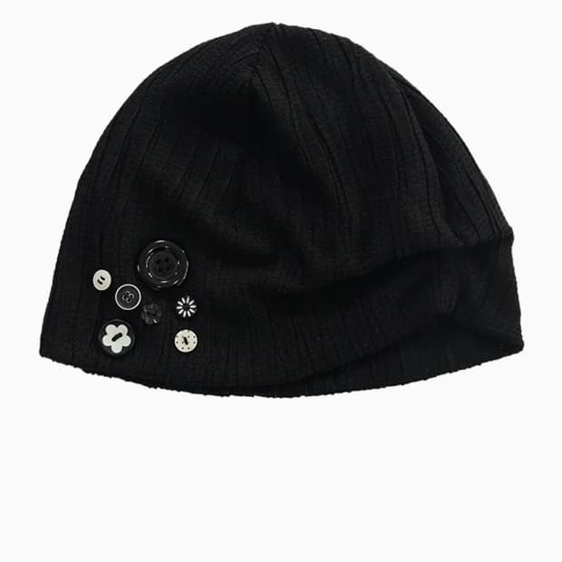 Sio seoul 시오서울 버튼 포인트 비니