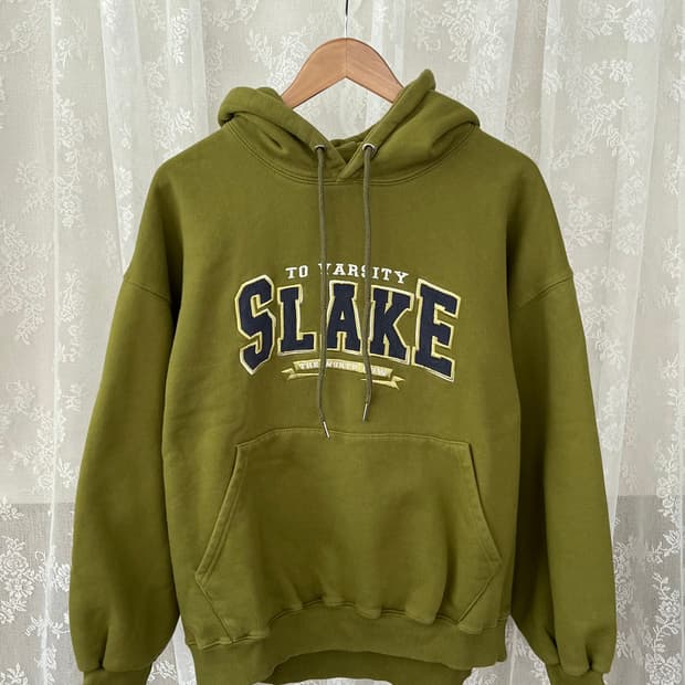 M) TWN 슬레이크 후드 올리브