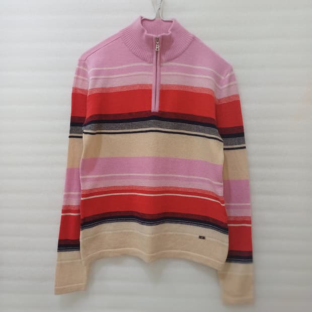 보그너 골프 일상 울 폴라 반목 반집업 니트 여성 S 사랑봉봉