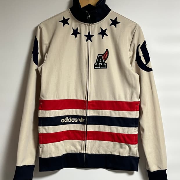 레어 공용 아디다스 스타 져지 트랙탑 파이어버드 95