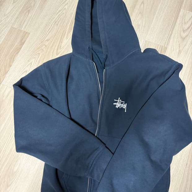 스투시 후드집업 네이비 2024, 2025