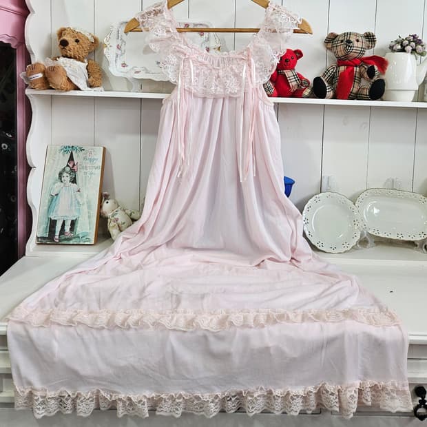 레이스 롱 슬립 원피스