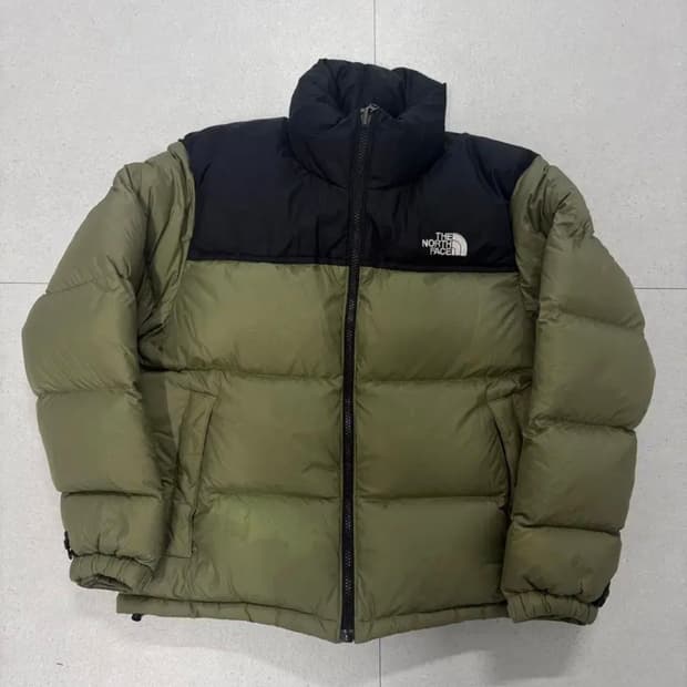 눕시 카키 노스페이스 여성 우먼 그린 올리브