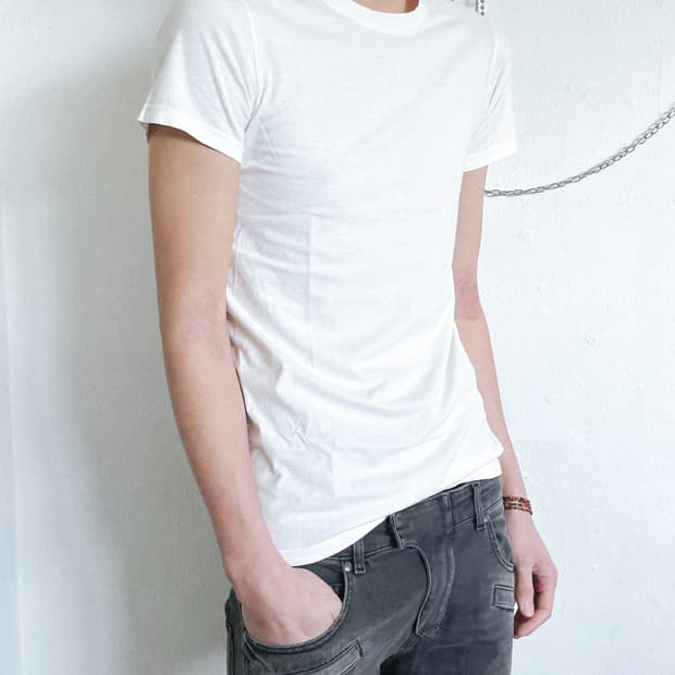 발망 11SS 디스트로이드 화이트 티