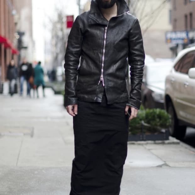 릭오웬스 14SS 다크쉐도우 스커트 치마 블랙